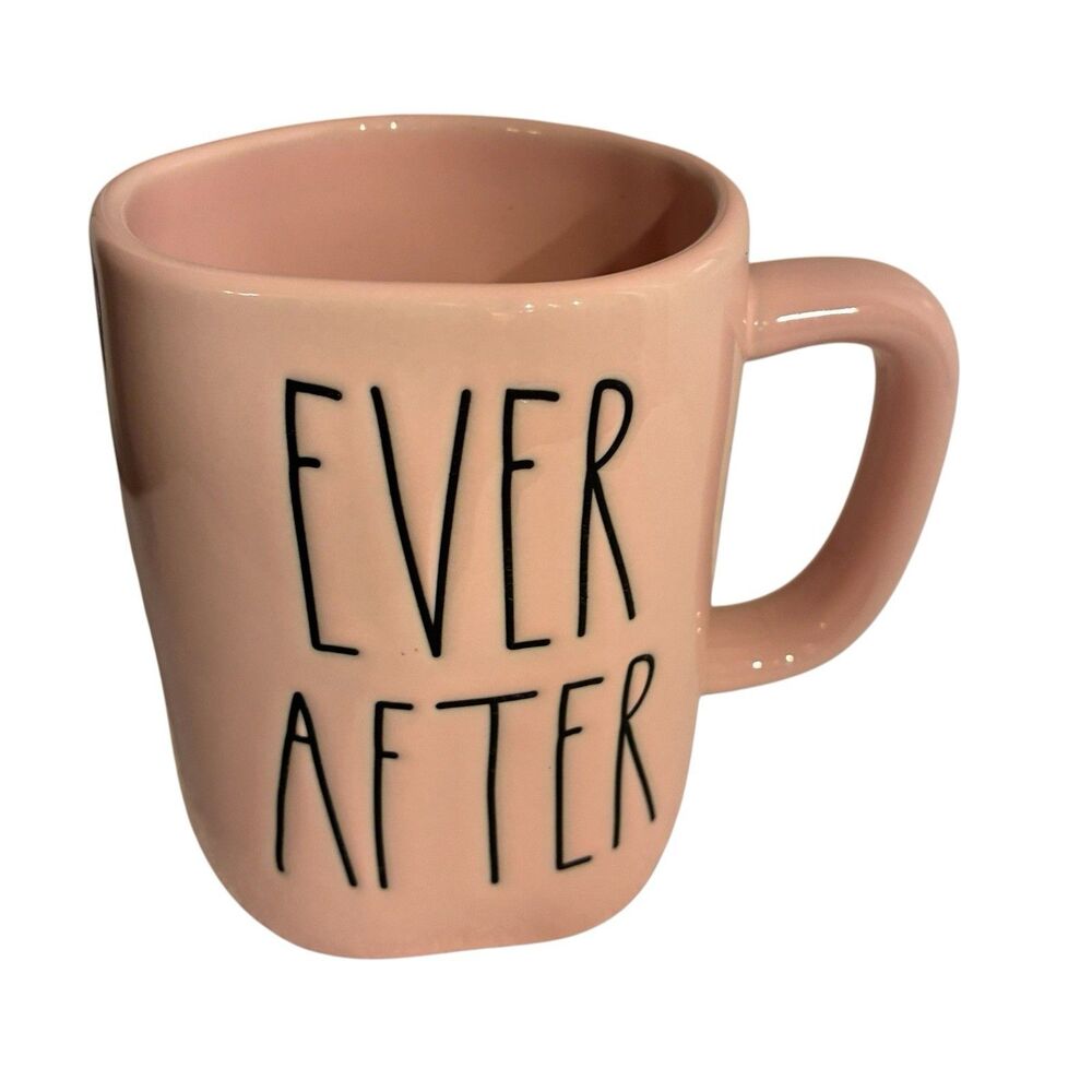Rae Dunn Artisan Collection Magenta Coffee Mug. Pink With EVERY AFTER.
